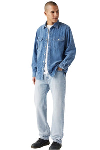 Levi's - 555 Relaxed Straight Jeans - Baby Blue Essentials