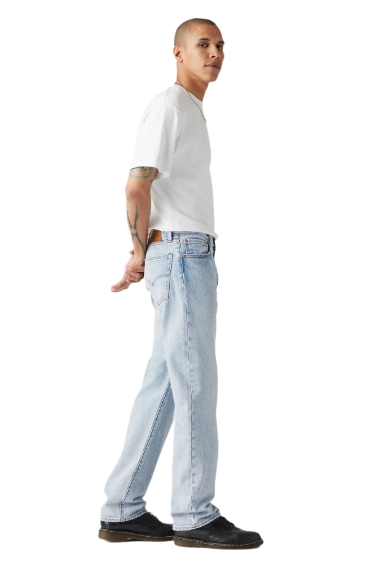 Levi's - 555 Relaxed Straight Jeans - Baby Blue Essentials