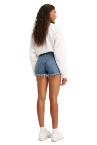 Levi's - Women's 501 Original High Rise Jean Shorts - Oxnard Athens Mid Short