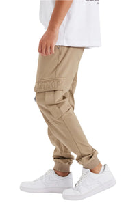 Nena And Pasadena - NXP F150 Slim Nylon Cargo Jogger - Stone