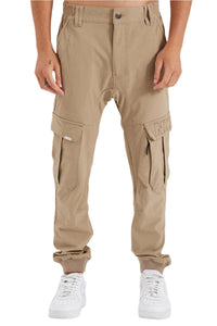 Nena And Pasadena - NXP F150 Slim Nylon Cargo Jogger - Stone