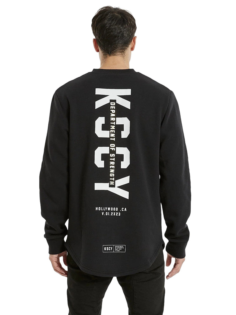 Kiss Chacey - Falcon Dual Curved Sweater - Jet Black