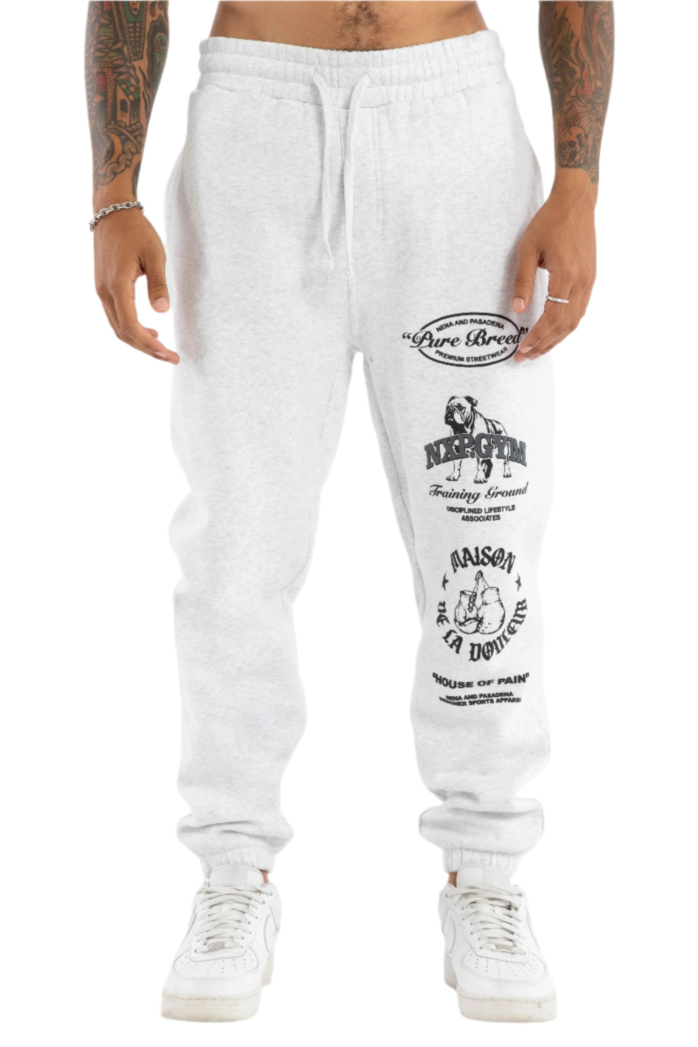 Nena And Pasadena - Maison Trackpant - Snow Marle