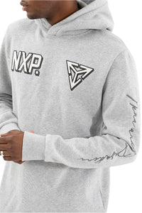 Nena And Pasadena - NXP Fury Dual Curved Hoodie - Grey Marle