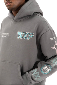 Nena And Pasadena - NXP Main Relaxed Hoodie - Charcoal