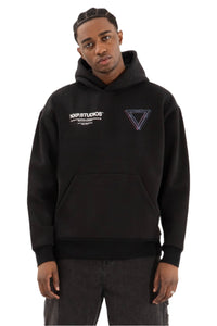 Nena And Pasadena - NXP Dagger Relaxed Hoodie - Jet Black