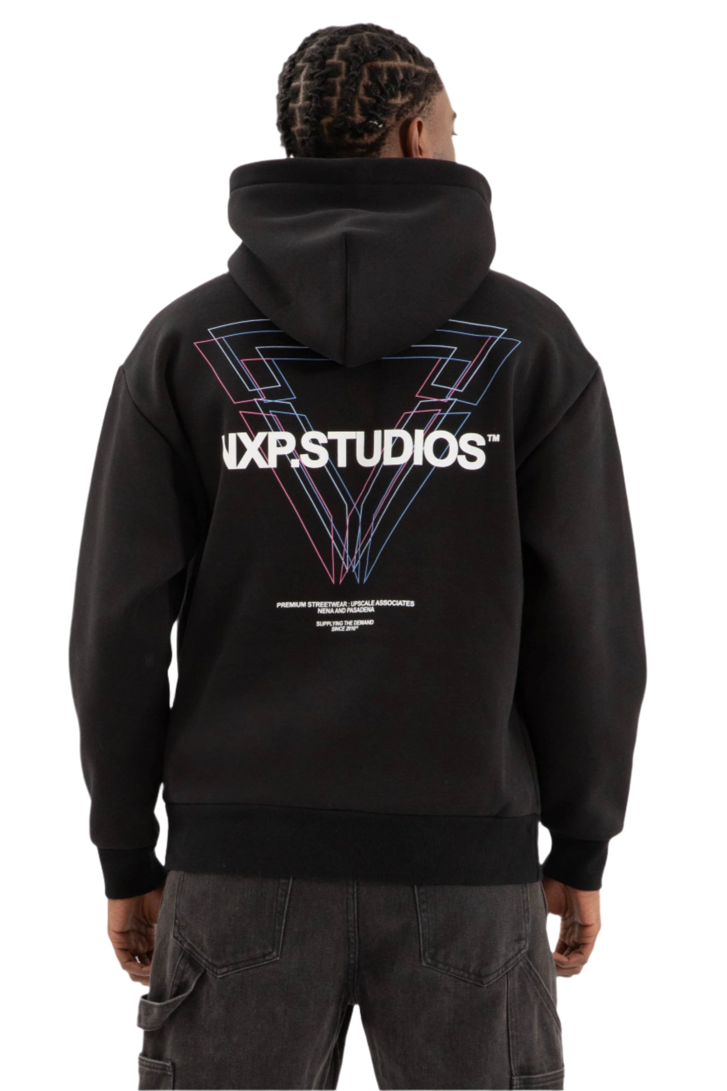 Nena And Pasadena - NXP Dagger Relaxed Hoodie - Jet Black