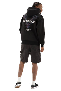 Nena And Pasadena - NXP Dagger Relaxed Hoodie - Jet Black