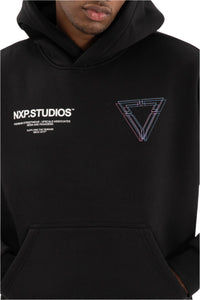 Nena And Pasadena - NXP Dagger Relaxed Hoodie - Jet Black