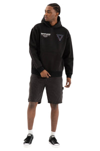 Nena And Pasadena - NXP Dagger Relaxed Hoodie - Jet Black