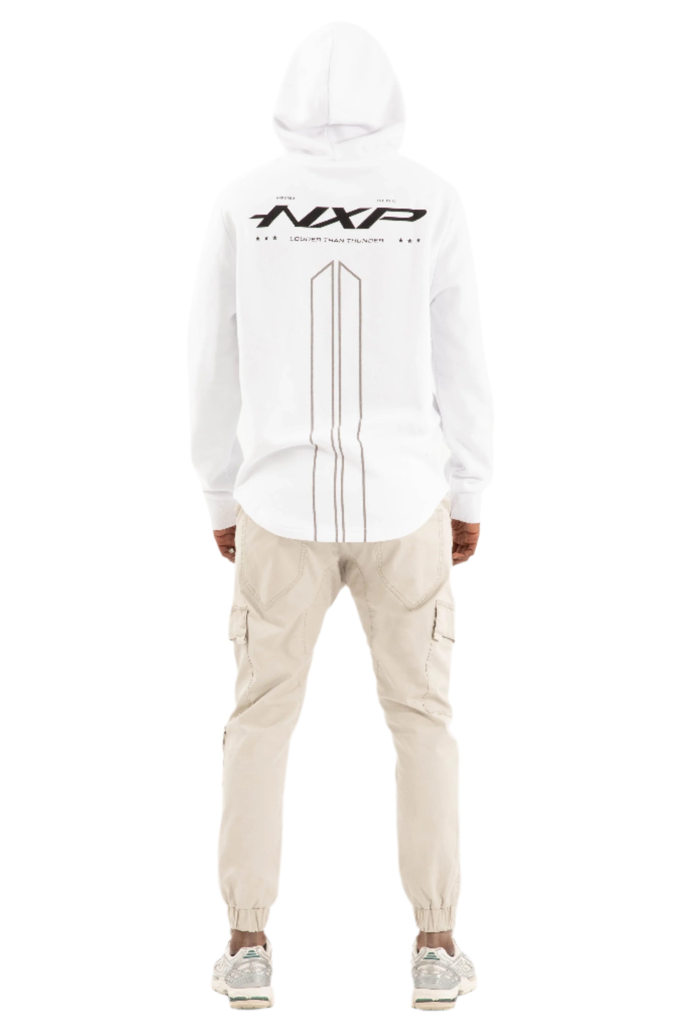 Nena And Pasadena - NXP Storm Dual Curved Hoodier - Optical White