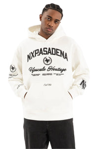 Nena And Pasadena - NXP Thrill Relaxed Hoodie - Natural White