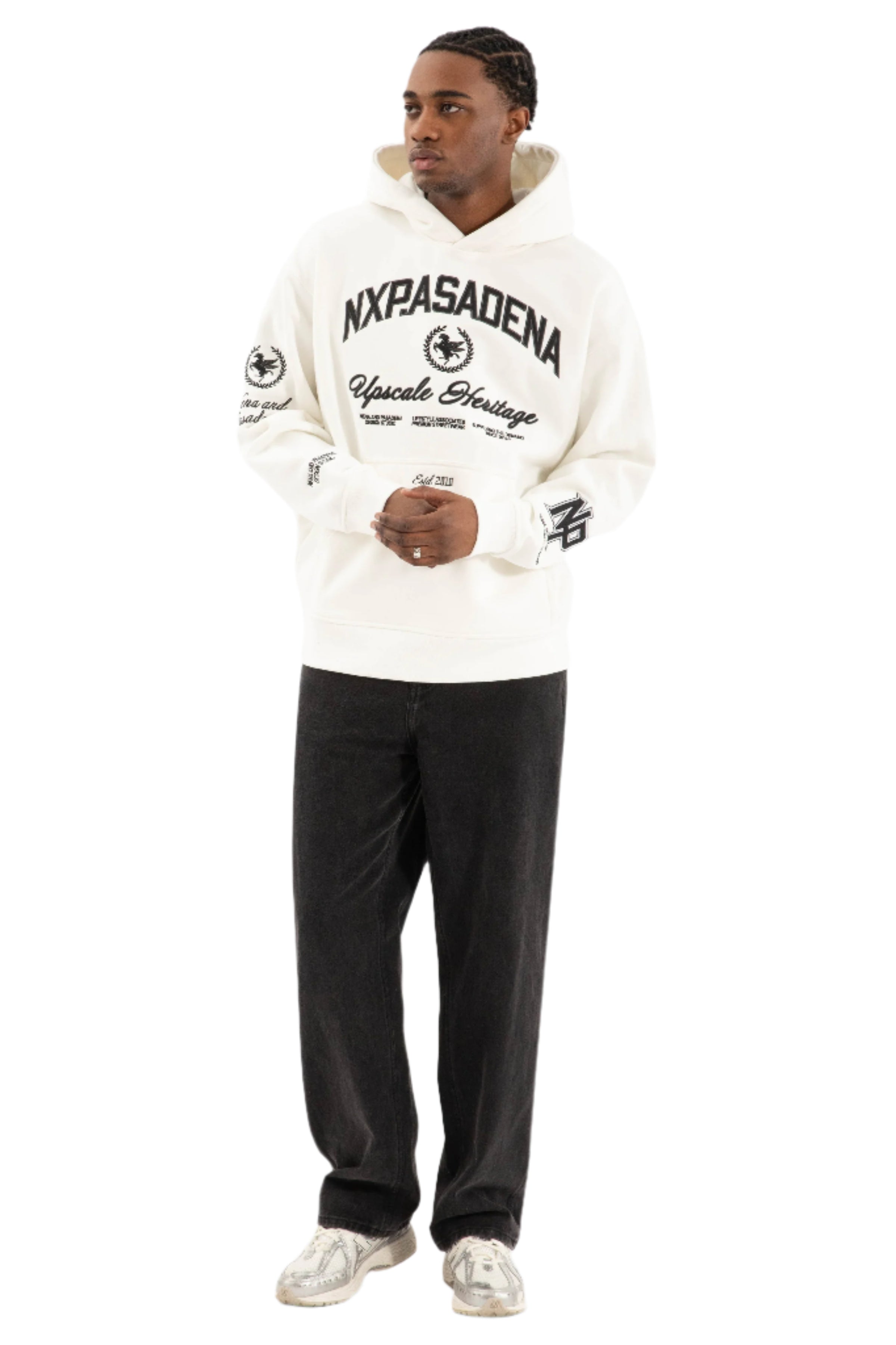 Nena And Pasadena - NXP Thrill Relaxed Hoodie - Natural White