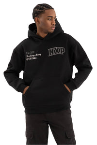 Nena And Pasadena - NXP Knockout Relaxed Hoodie - Jet Black