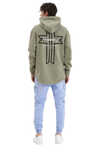 Kiss Chacey - Shadow Dual Curved Hoodie - Pigment Shadow