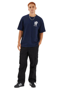 Nena And Pasadena - NXP Legacy Box Fit Tee - Navy Blue