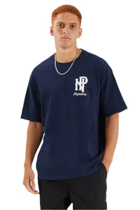 Nena And Pasadena - NXP Legacy Box Fit Tee - Navy Blue