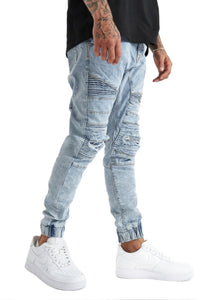 Nena And Pasadena - NXP Viper Denim Jogger - Portland Blue