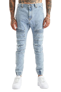Nena And Pasadena - NXP Viper Denim Jogger - Portland Blue