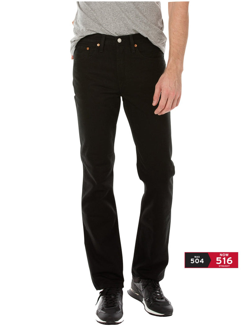 Levi's - 516 Straight Fit Jeans - Black Rinse