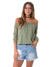 All About Eve - Vienna Top - Khaki