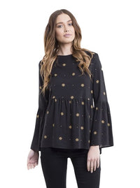 All About Eve - Gabriela Top - Black Stardust