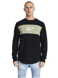 Nena And Pasadena - NXP Be Free Dual Curved Sweater- Jet Black