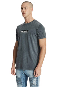 Nena And Pasadena - NXP Bursts Cape Back Tee - Acid Charcoal