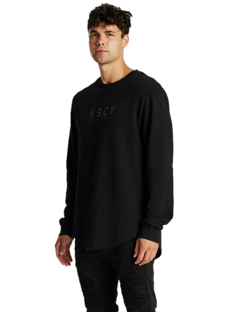 Kiss Chacey - Eternity Dual Curved Sweater - Jet Black