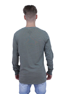 Kiss Chacey - Moments Long Sleeve T-Shirt - Pigment Khaki