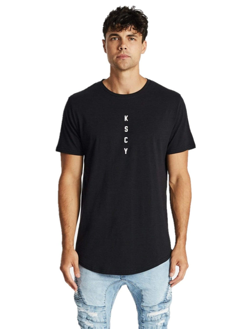 Kiss Chacey - Judgement Dual Curved Tee - Jet Black