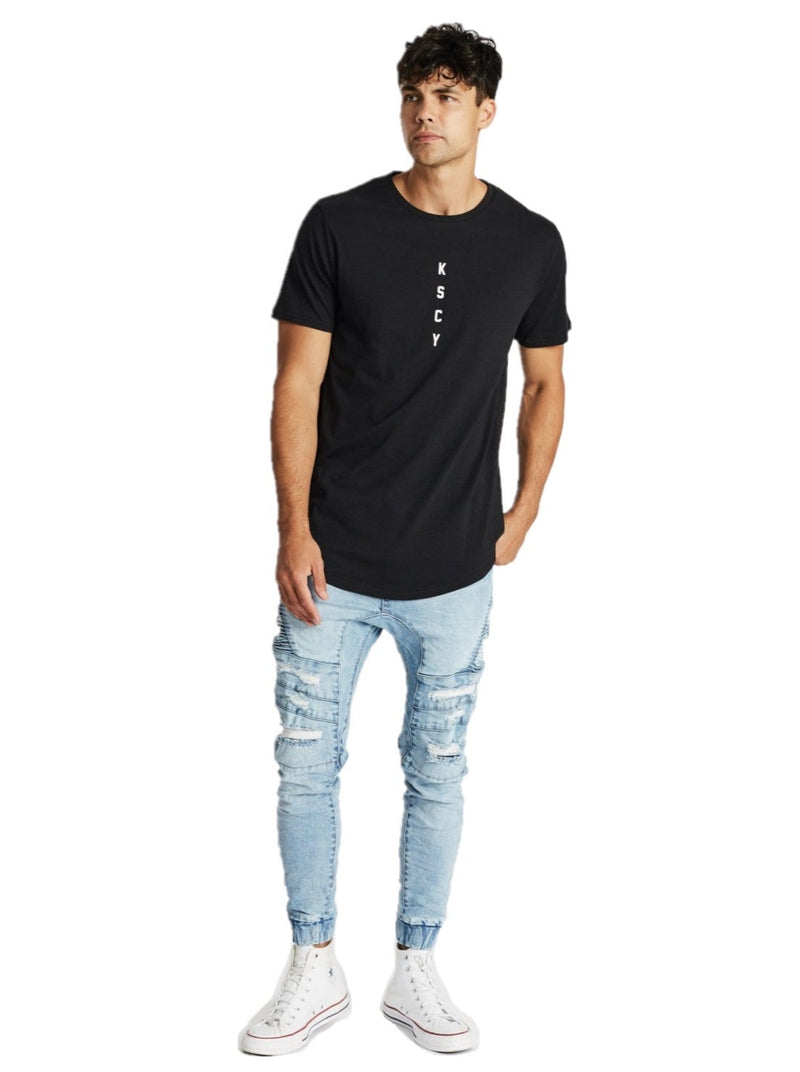 Kiss Chacey - Judgement Dual Curved Tee - Jet Black