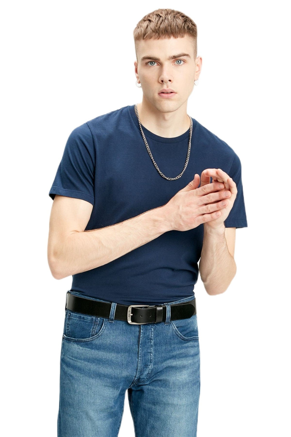 Levi's Mens's Alturas Belt Black – 88 Jeans - Main Image