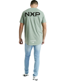 Nena And Pasadena - NXP Dealer Scoop Back Tee - Pigment Sage