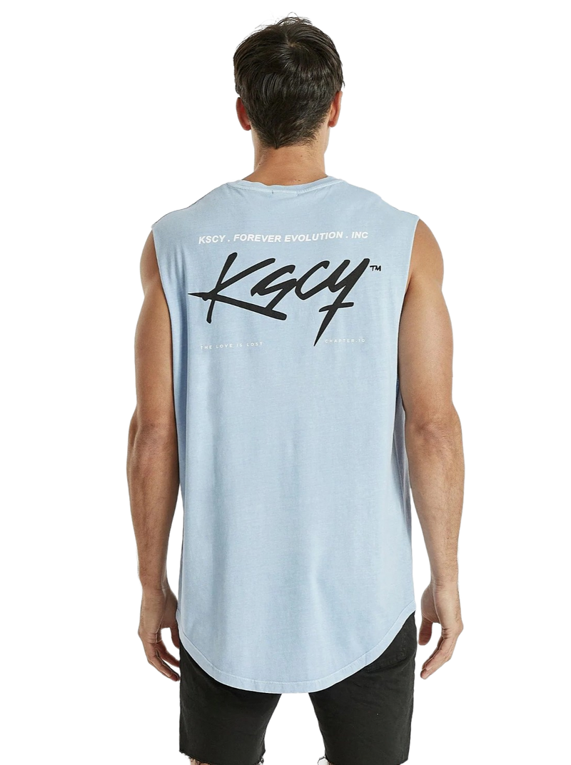 Kiss Chacey - KSCY Misfit Dual Curved Muscle Tee - Pigment Lavender
