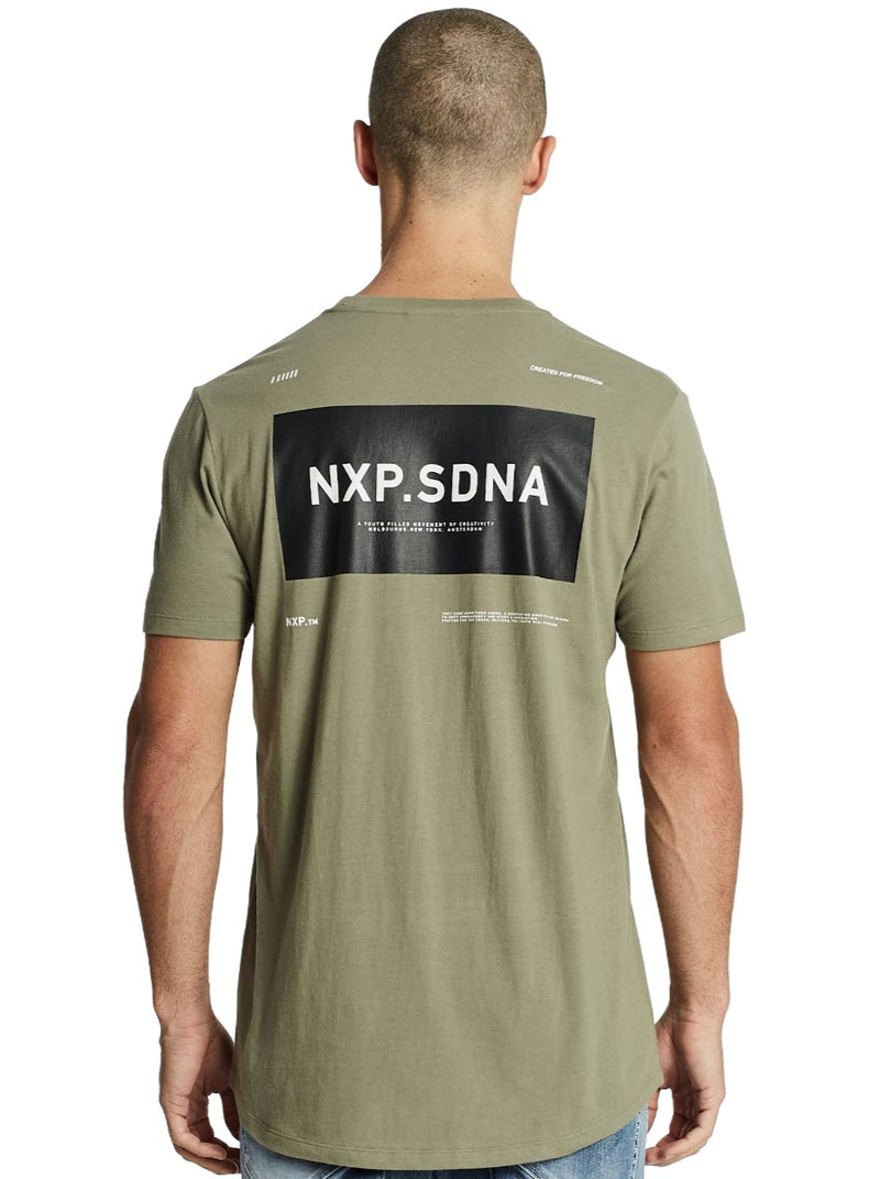 Nena And Pasadena - NXP Influence Scoop Back Tee - Khaki