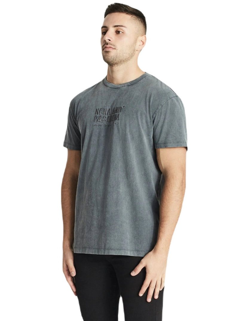 Nena And Pasadena - NXP Control Relaxed Tee - Mineral Charcoal