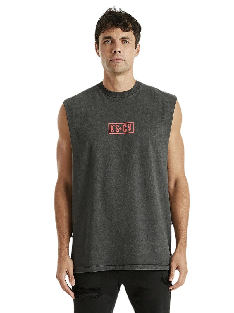 Kiss Chacey - Dark Reign Relaxed Muscle Tee - Pigment Black