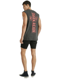 Kiss Chacey - Dark Reign Relaxed Muscle Tee - Pigment Black