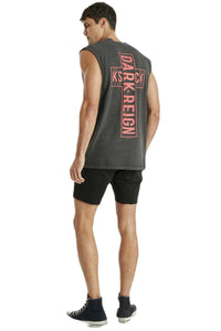 Kiss Chacey - Dark Reign Relaxed Muscle Tee - Pigment Black
