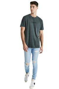 Nena And Pasadena - NXP Done Cape Back Tee - Pigment Asphalt