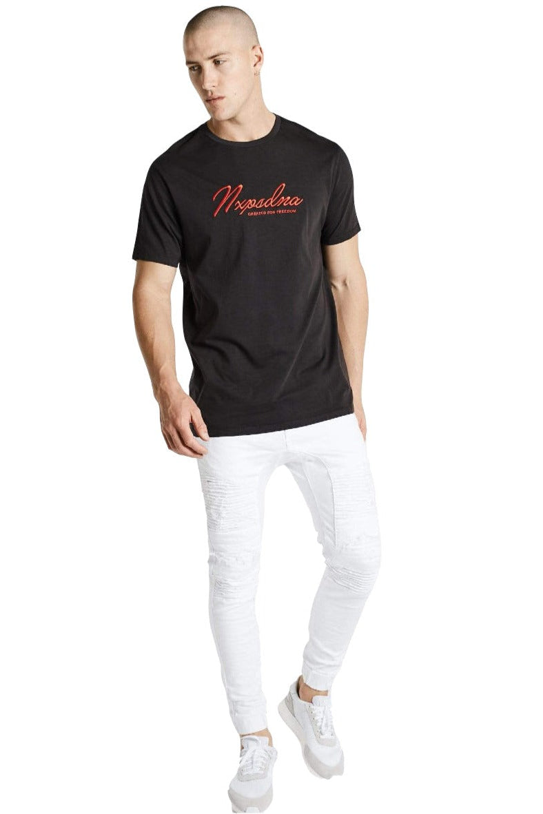 Nena And Pasadena - NXP Freedom Scoop Back Tee - Pigment Black