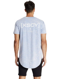 Kiss Chacey - Habits Dual Curved Tee - Acid Lavender