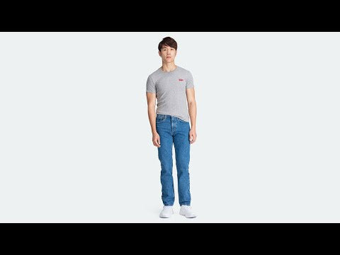 Levi's - 516 Straight Fit Jeans - Dark Stonewash Stretch