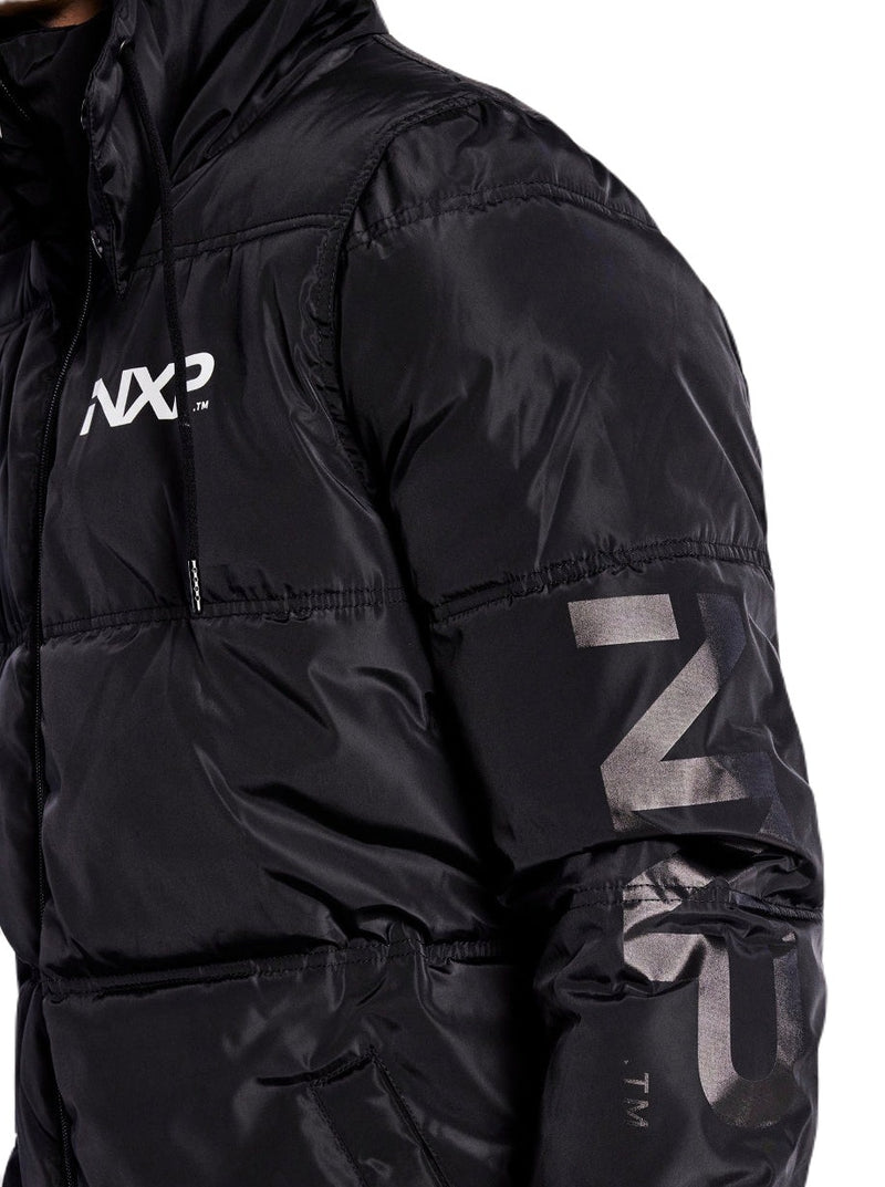 Nena And Pasadena - NXP Paramount Long Line Puffer Jacket - Jet Black