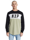 Nena And Pasadena - NXP Perazzi Dual Curved Sweater - Black/White/Tea