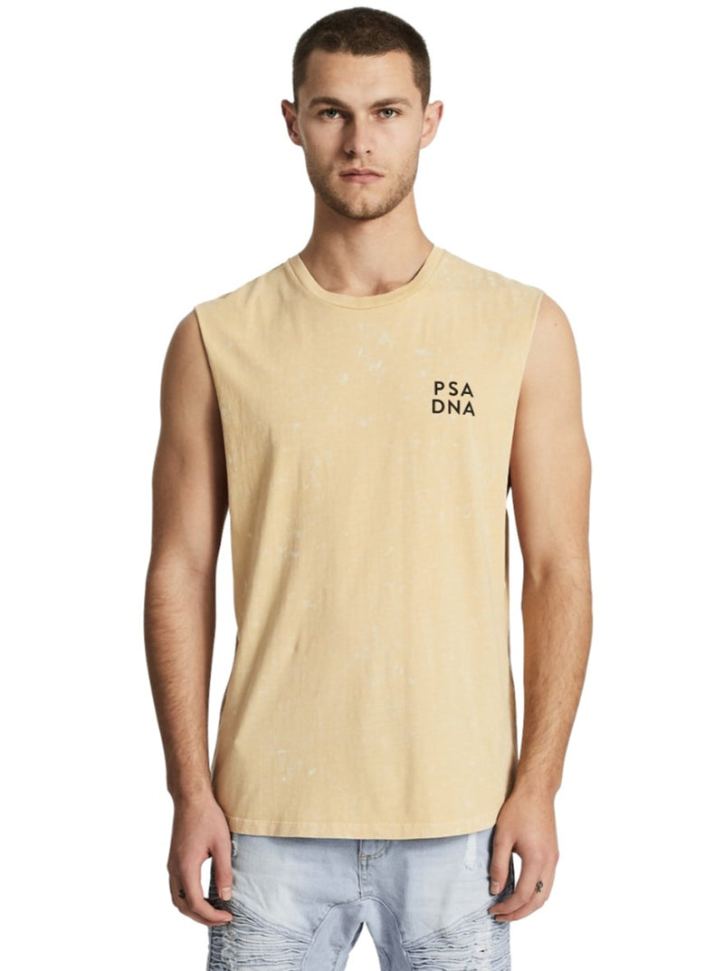 Nena And Pasadena - NXP Switch Scoop Back Muscle Tee - Acid Tan
